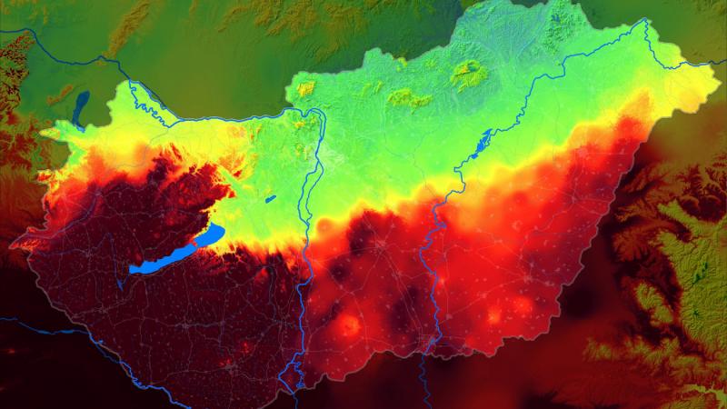 Hőmérsékleti őrület – Az országot kettészelő vonal térképe!