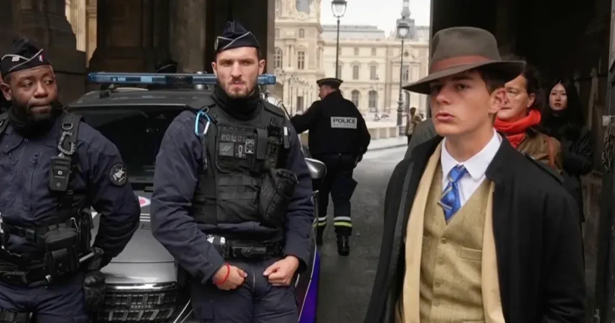 A Louvre kifosztása során egy tinédzser felfedte kilétét, és ezzel egy rejtélyes magándetektív figuráját teremtette meg az internet.